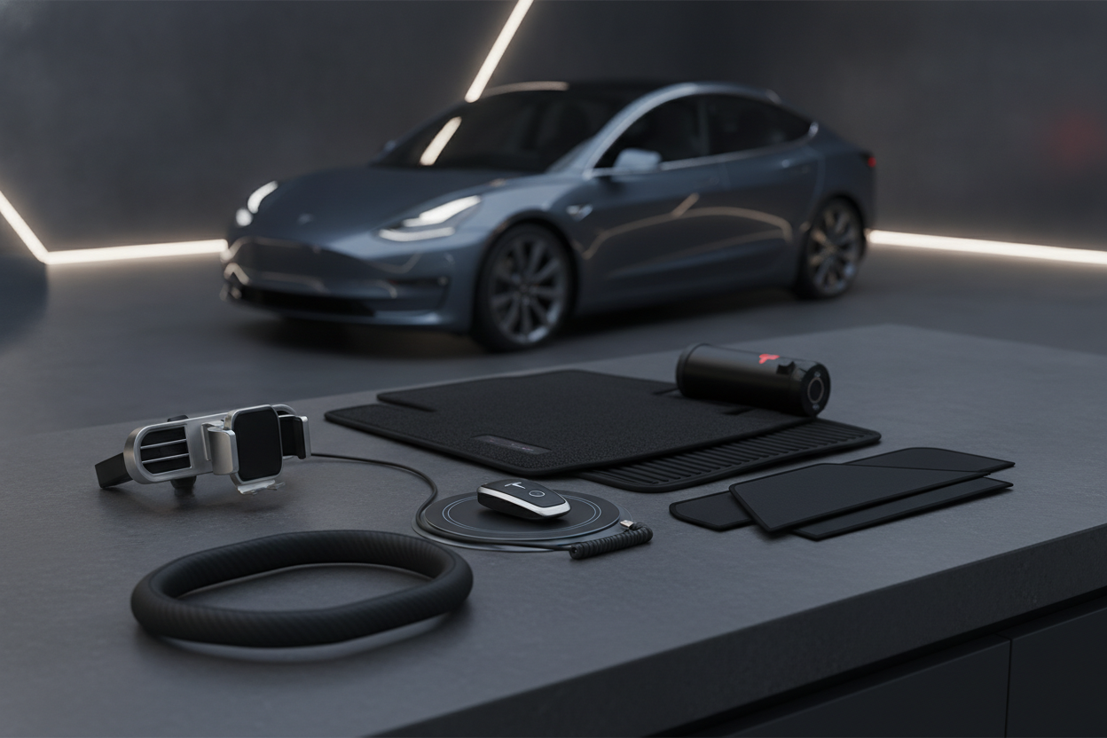 De bästa tillbehören till din Tesla Model 3: Maximera din körupplevelse